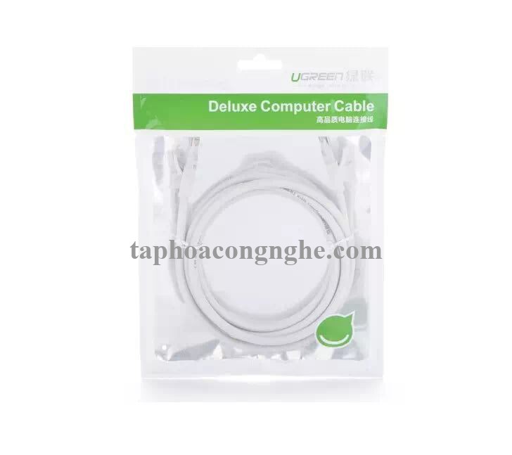 Ugreen 20180 15M màu Trắng Cáp Mạng Lan Cat6 UTP NW102 30020180